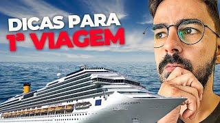 DICAS VIAGEM DE CRUZEIRO | PRIMEIRA VEZ em UM NAVIO - DICAS IMPORTANTES pra SABER