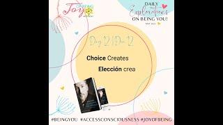 Relaxing into BEING YOU - Day 12 - Choice Creates