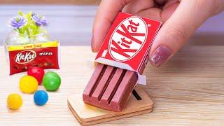 Amazing KITKAT Cake Dessert | Best Miniature KitKat Chocolate Cake Decorating Recipe ! eating KitKat