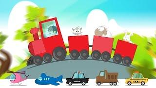 Learn Colors with Street Vehicles in Arabic for Kids  - تعليم الألوان مع وسائل النقل  للاطفال