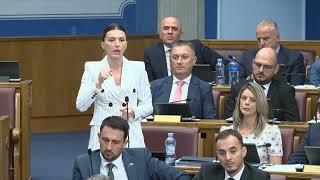 Kenana Strujić-Harbić - izlaganje oko rekonstrukcije 44. Vlade Crne Gore