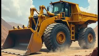 The Komatsu D575A-3 SD: The World's Largest Bulldozer in Action"