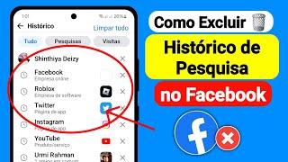 Como Excluir o Histórico de Pesquisa no Facebook - Atualização de 2024