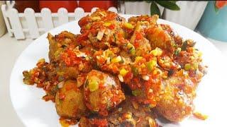 BUMBUNYA NGIRIT TAPI RASANYA SELANGIT||Ayam Cabe Garam ala @Mellymaycookingtv