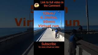 Treadmill Virtual Run | Santa Monica Beach, California #Shorts