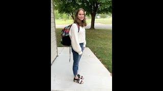 Vanessa's first day of school, 10th grade