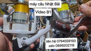 máy câu Nhật Bãi ( Video B1 ) máy lure ngâm  lăng xê lục liên hệ 0794559193 zalo 0899202119