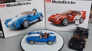 Sluban 6 Noppen Sportwagen ( aus Tim´s Klemmbausteinladen ). Danke Brickklemmpner.