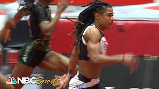 Aleia Hobbs leads American podium sweep in Boston 60m | NBC Sports