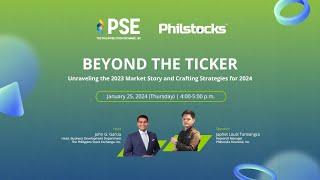 Beyond The Tick Webinar: Unraveling the 2023 Market Story and Crafting Strategies for 2024