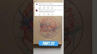 Drawing my Subscribers with 3D Glasses! #art #drawing #glassesart #trendingshorts #artist #shorts