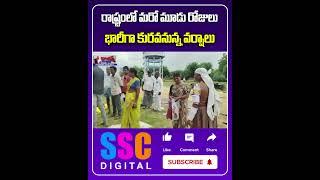 IMD Issues Heavy Rain Alert To Telangana Next 3 Days | #Shorts #SSCDigital #BalannaMuchatlu