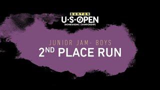 Burton US Open 2020 Junior Jam - Boys' Second Place Run - Jonas Hasler