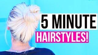 Easy 5 Minute Hairstyles for Back to School! | Aspyn Ovard