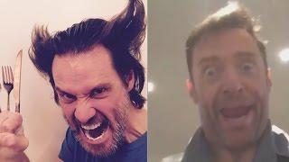 MUST SEE! Jim Carrey and Hugh Jackman Do Spot On Impressions Of Each Other!