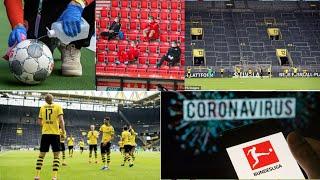 German football league Bundesliga is back after coronavirus break.