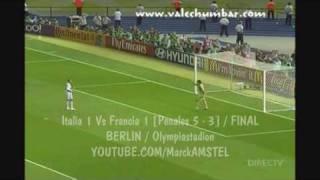 Todos los Goles de ITALIA en el Mundial ALEMANIA 2006