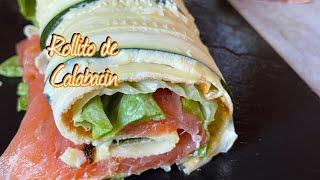 IDEA DE CENA EN 10 MINUTOS!! ROLLITO DE CALABACÍN