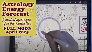 Full Moon in Libra April 2025 + Neptune in Aries further insights Psychic reading astrology messages