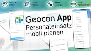 Dienstplan Online - Personaleinsatzplanung und Mobile Zeiterfassung - GeoconAPP!