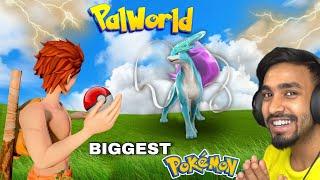 CAPTURING BIGGEST POKEMON EVER FT. @TechnoGamerzOfficial || PAL WORLD #palworld