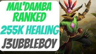 [Paladins] Mal'Damba Gameplay - Ranked Carry - 255k Healing  w/ Arkrael