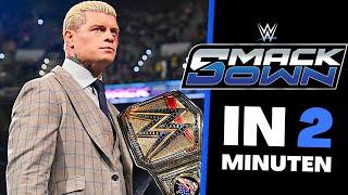 WWE SmackDown in 2 Minuten | Wut & Enttäuschung! - WWE Highlights 07.03.2025