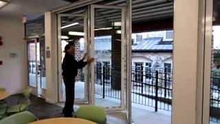 Solar Innovations Folding Doors-Open