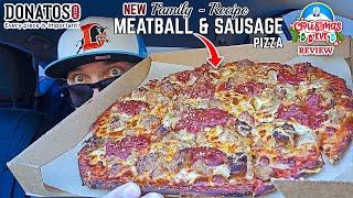 Donatos® Family Recipe Meatball & Sausage Pizza Review! | What Is The Recipe?  | theendorsement