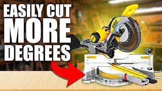 Cut More Degrees Using This Miter Saw Trick