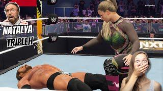 Tripal H vs Natalya Best Intergender Match of 2024 | Trending on Google & YouTube