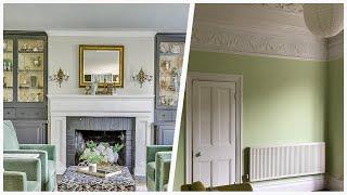 75 Victorian Green Living Room Design Ideas You'll Love 