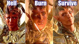 Baldur's Gate 3 - All Karlach Origin Endings (Hell, Burn, Survive)