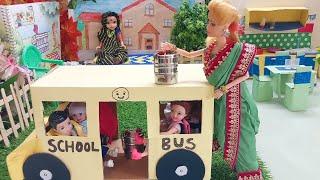 Dilli Wali Barbie Epi-164/Barbie Doll All Day Routine In Indian Village/Barbie Doll Bedtime Story