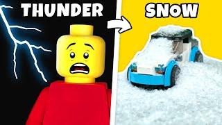 I simulated EXTREME WEATHER in LEGO