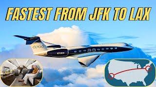 The Fastest Private Jets to Go From New York to Los Angeles | Costs and Specs