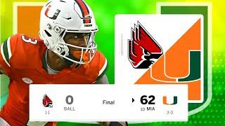 BALL STATE vs Miami Hurricanes (Highlights & Reaction)