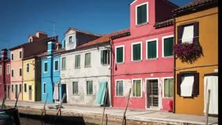 Burano Island - Venice , Italy