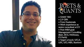 Big 4 Consultant, 33, 2.9 GPA...Keep Reading: John Gives Great Advice & Sandy Offers Tough Love