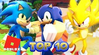 The Top 10 Sonic Roblox games you don't wanna miss! [Sub English]