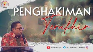 PDT. ESRA SORU- "PENGHAKIMAN TERAKHIR"