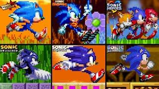 All 3D Sonic's In 2D Games