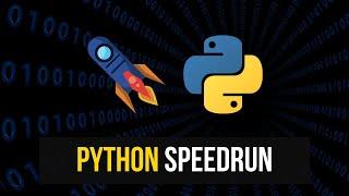 So You Want To Learn Python Fast...