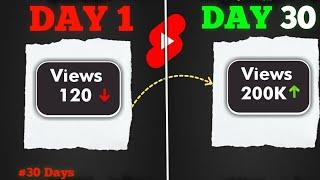 I Tried YouTube Shorts For 30 Days | 10 Million Views in 90 days  | ( Shocking Result  )