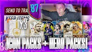 Garantierte ICON + (WORLD CUP) HERO PACKS  FIFA 23 XXL Pack Opening