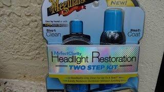 Meguiars Perfect Clarity Headlight Restoration Review and Test results on my Honda Prelude