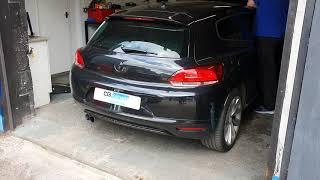 VW scirocco 2.0 TFSI 210hp pop corn limiter @ CG Remaps