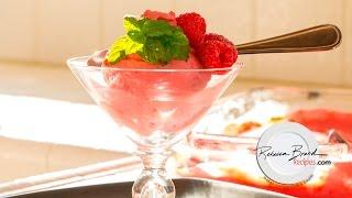 Raspberry Ice Cream Recipe: No Ice Cream Maker EASY