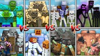 ALL MOBS TRIO TOURNAMENT in Minecraft Mob Battle