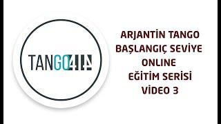 Arjantin Tango Dansı Başlangıç Seviye Ders 3 Cross Step #tangokursu